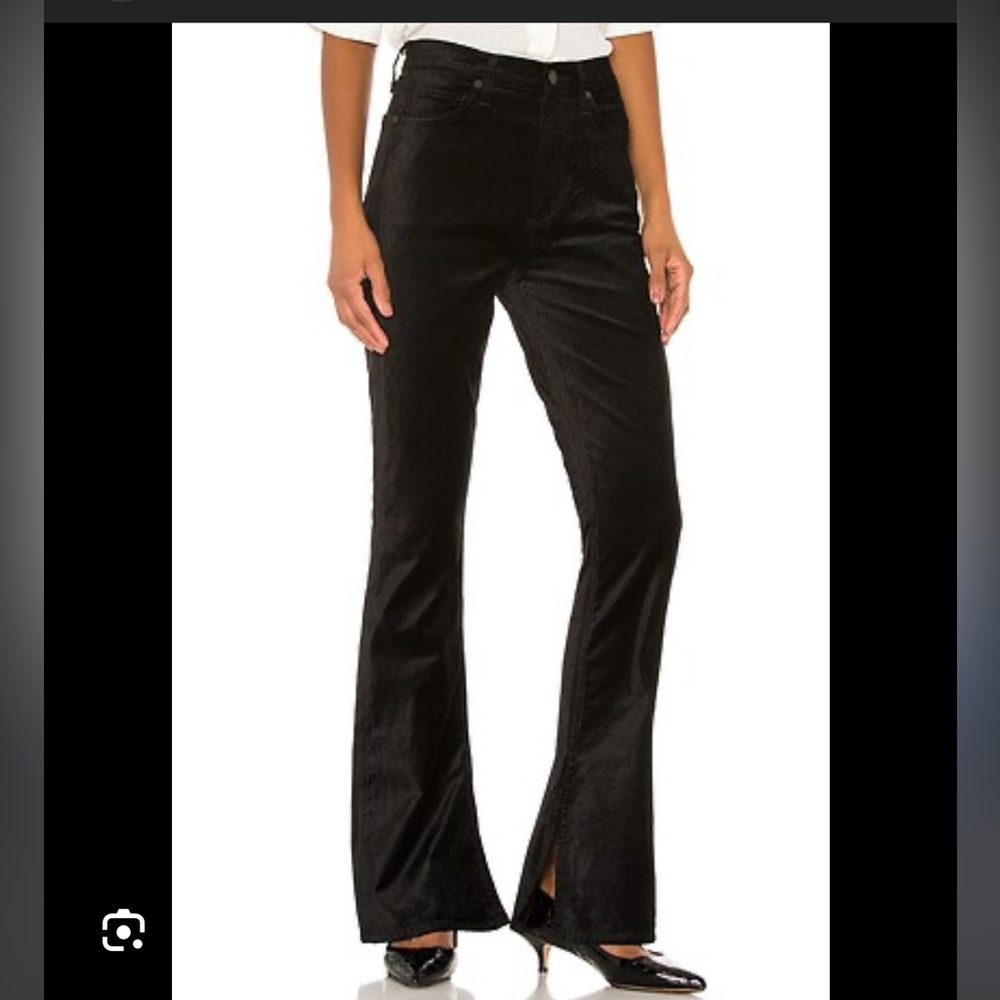Citizens of Humanity Charcoal Velvet Pants